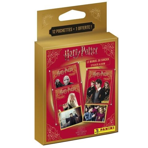 Carte Panini - Harry Potter - Le Manuel Du Sorcier - Blister 12  + 1 Pochettes
